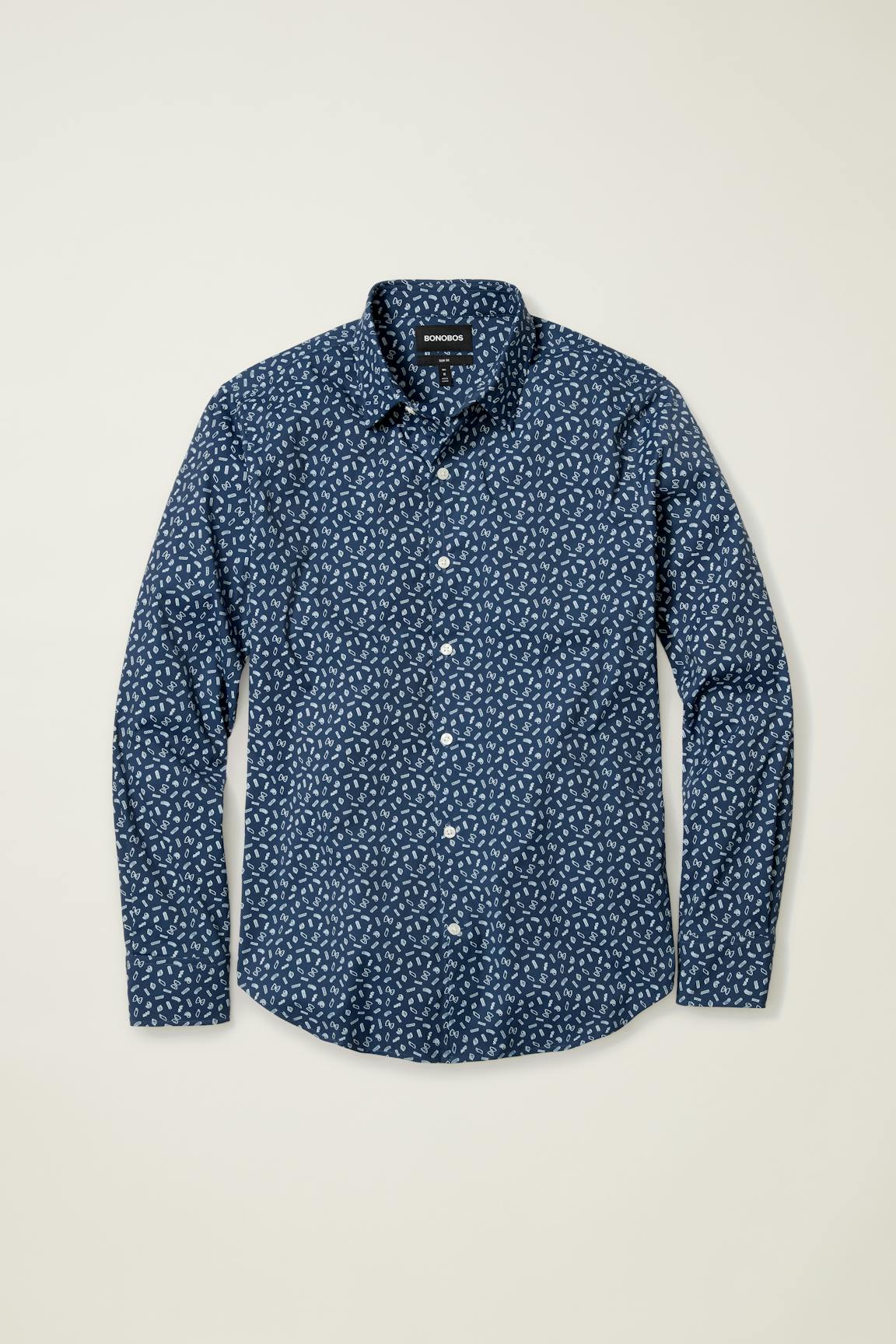 Tech Button Down Shirt Bonobos Featured
