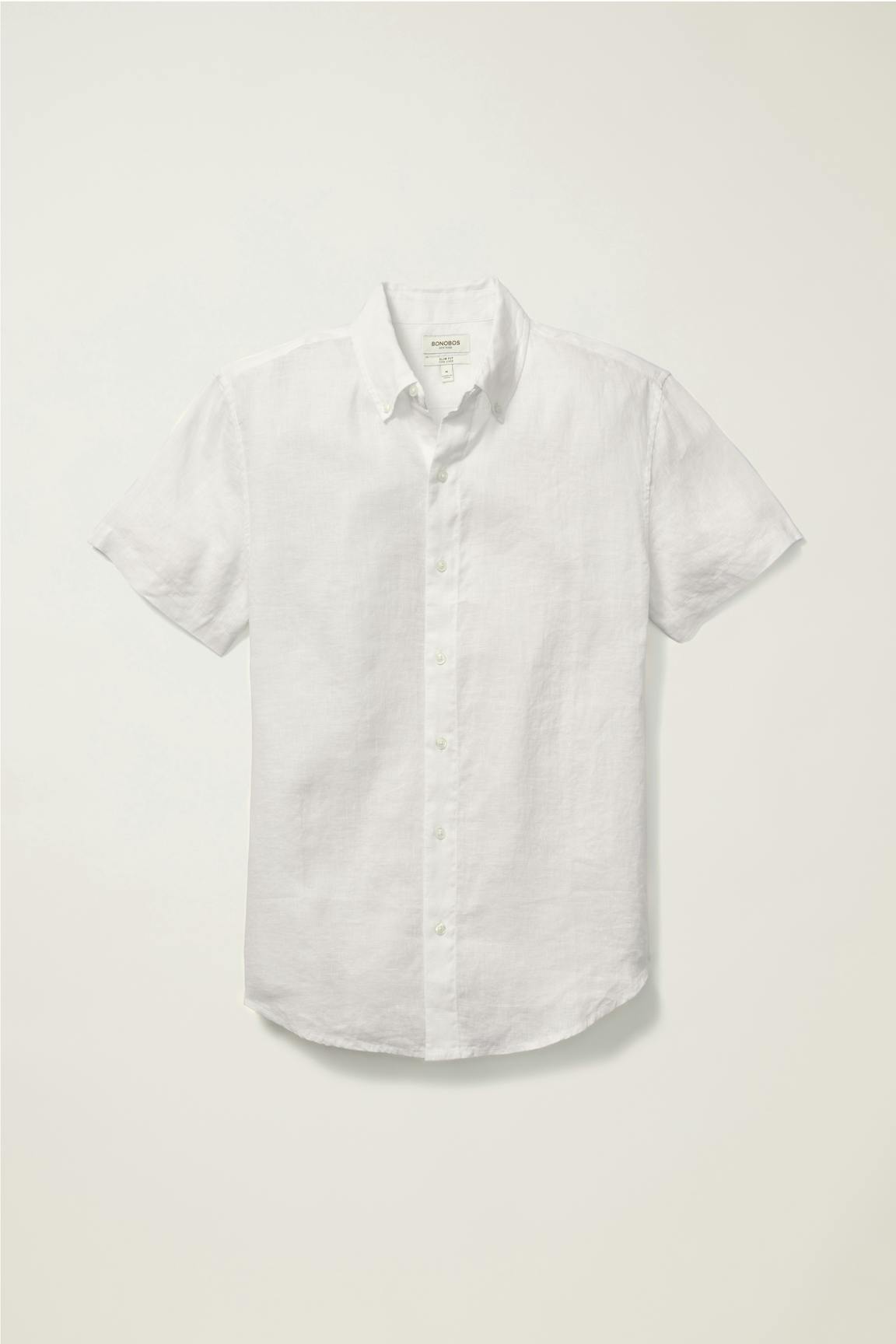 Riviera Linen Short Sleeve Shirt Bonobos Top Pick