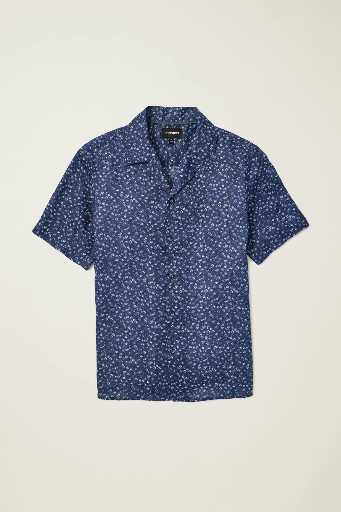 Linen Riviera Cabana Shirt Bonobos Featured