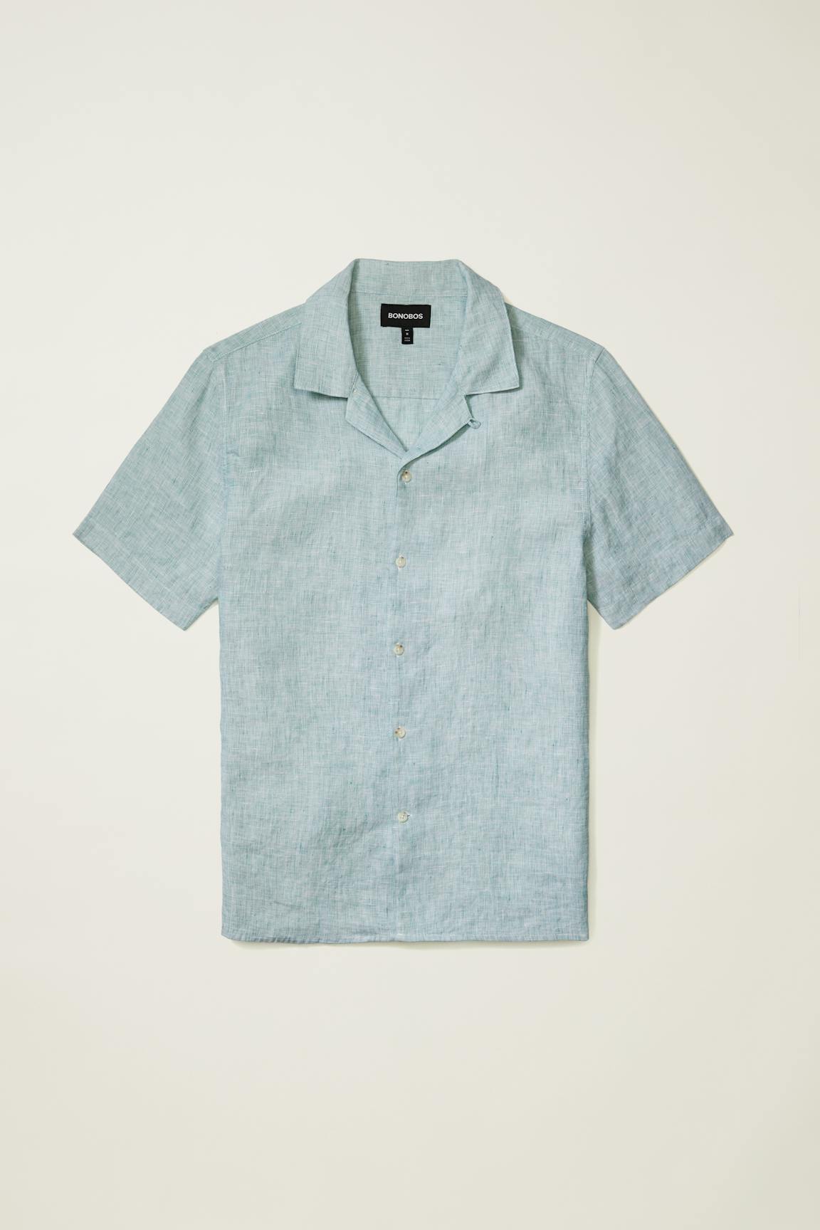 Linen Riviera Cabana Shirt Bonobos Featured