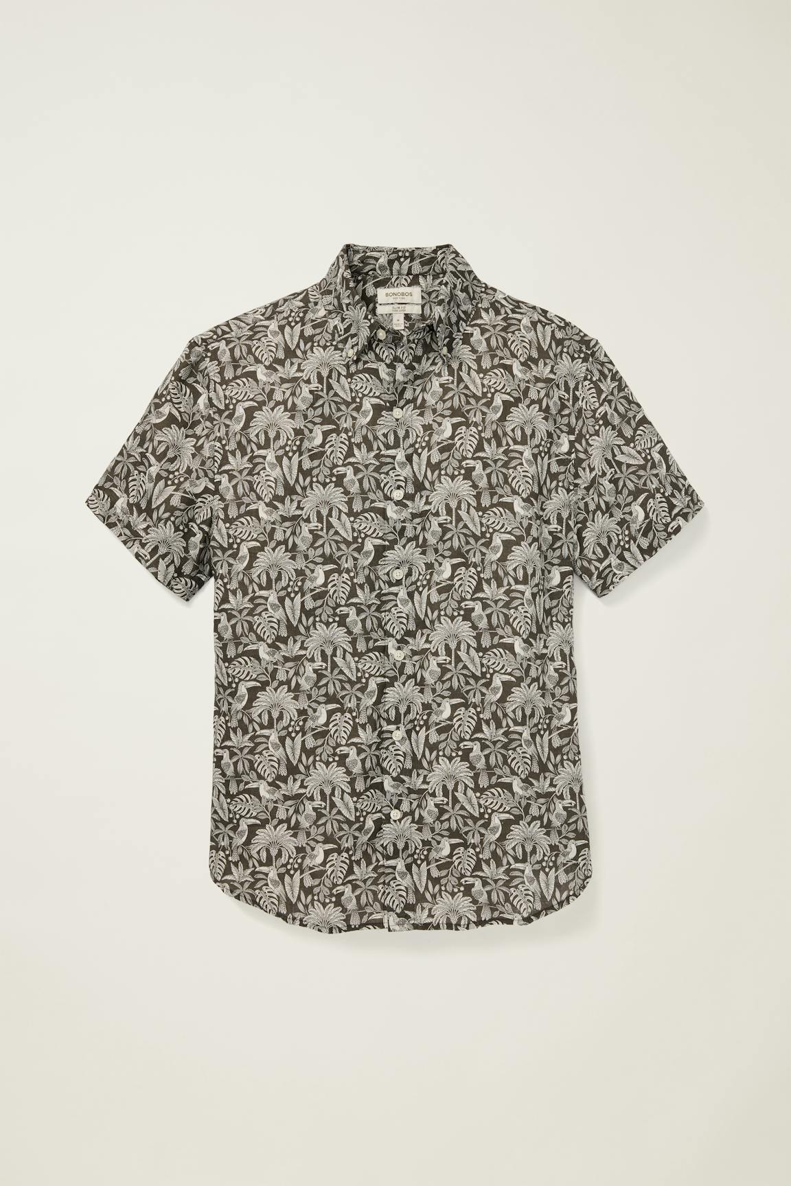 Riviera Linen Short Sleeve Shirt Bonobos Trending