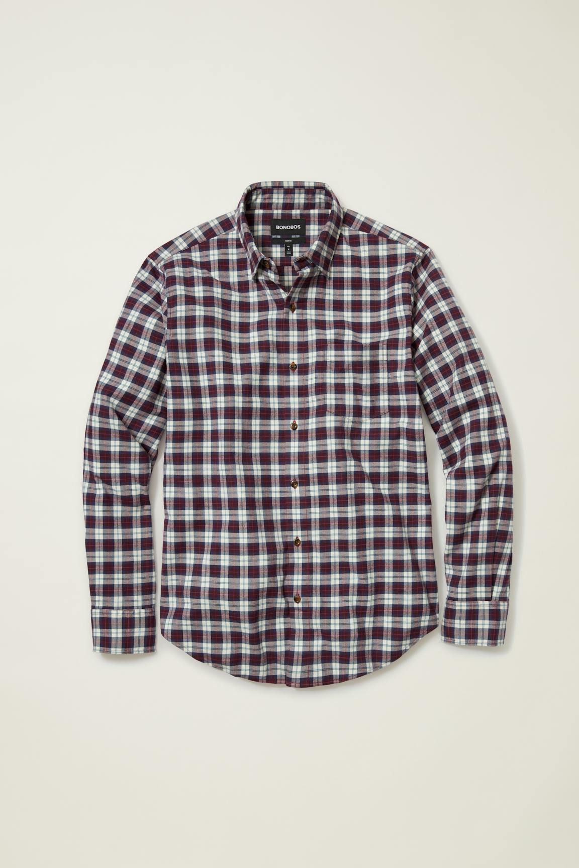 Everyday Lightweight Flannel Shirt Bonobos Popular