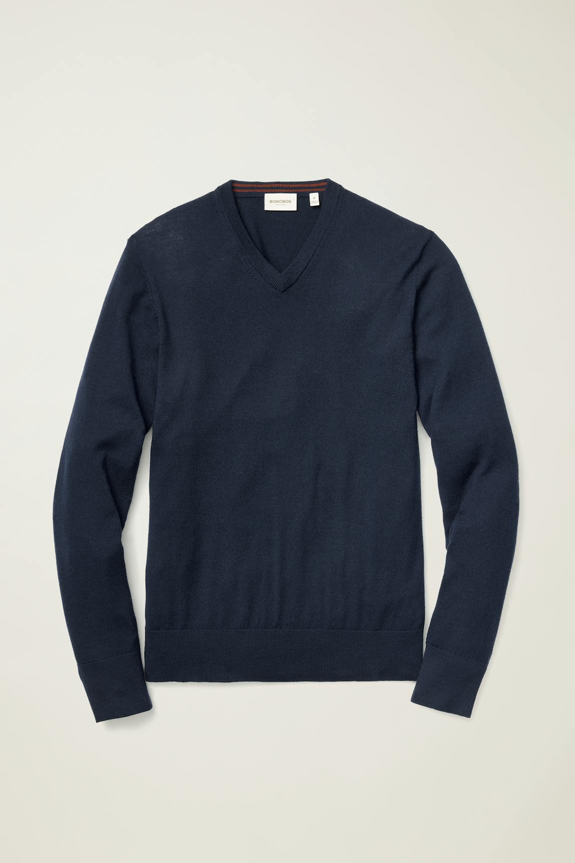 Washable Merino V-Neck Sweater Bonobos Premium