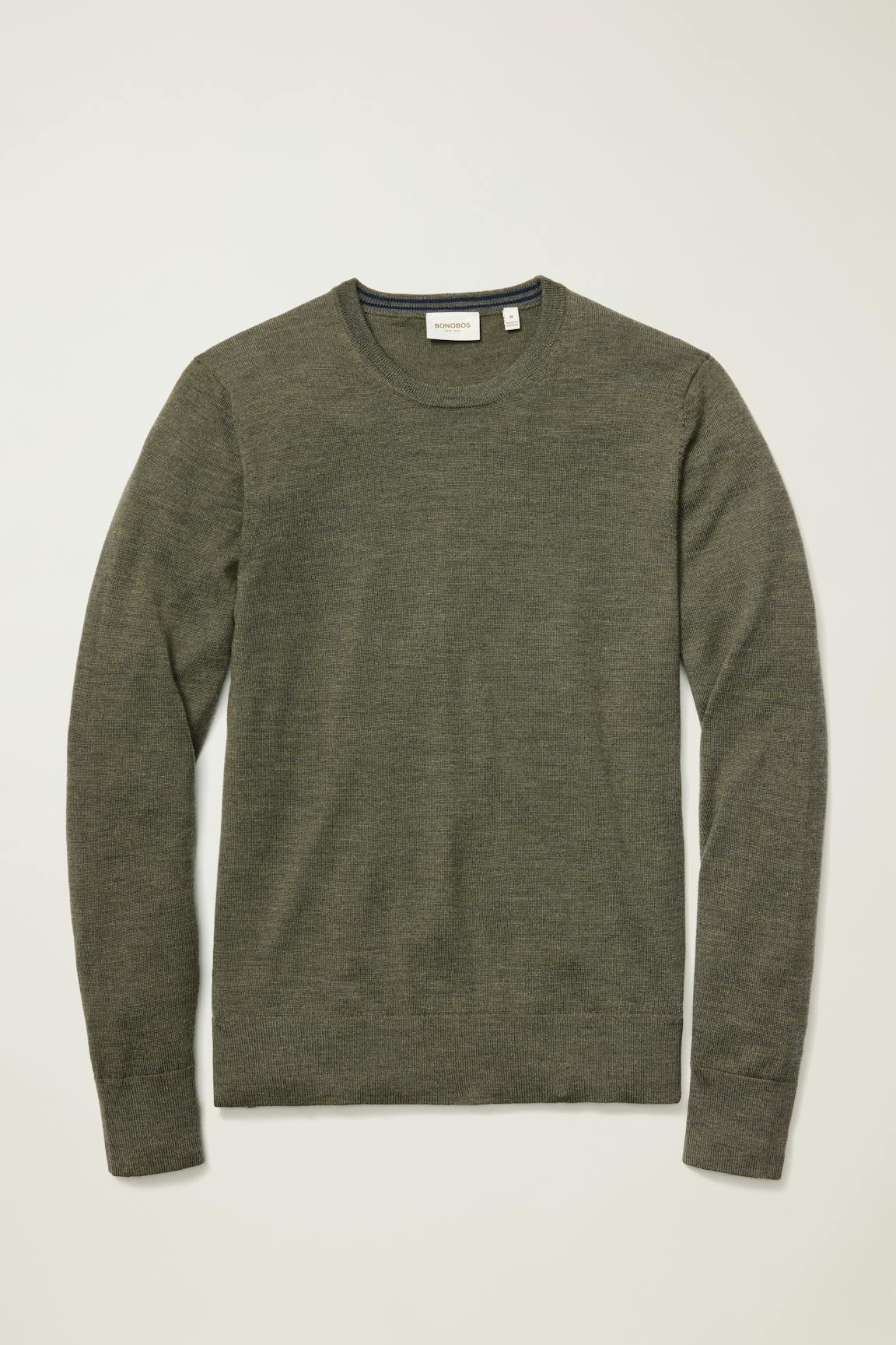 Washable Merino Crew Neck Sweater Bonobos Popular