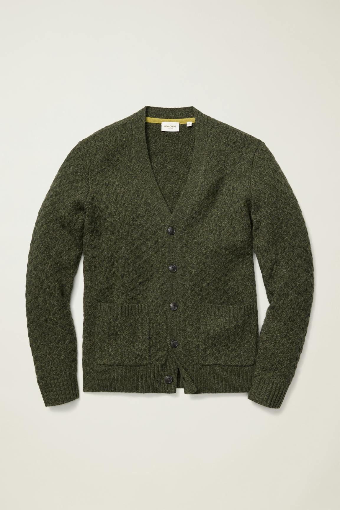 Merino Blend Cable Cardigan Bonobos Best Seller