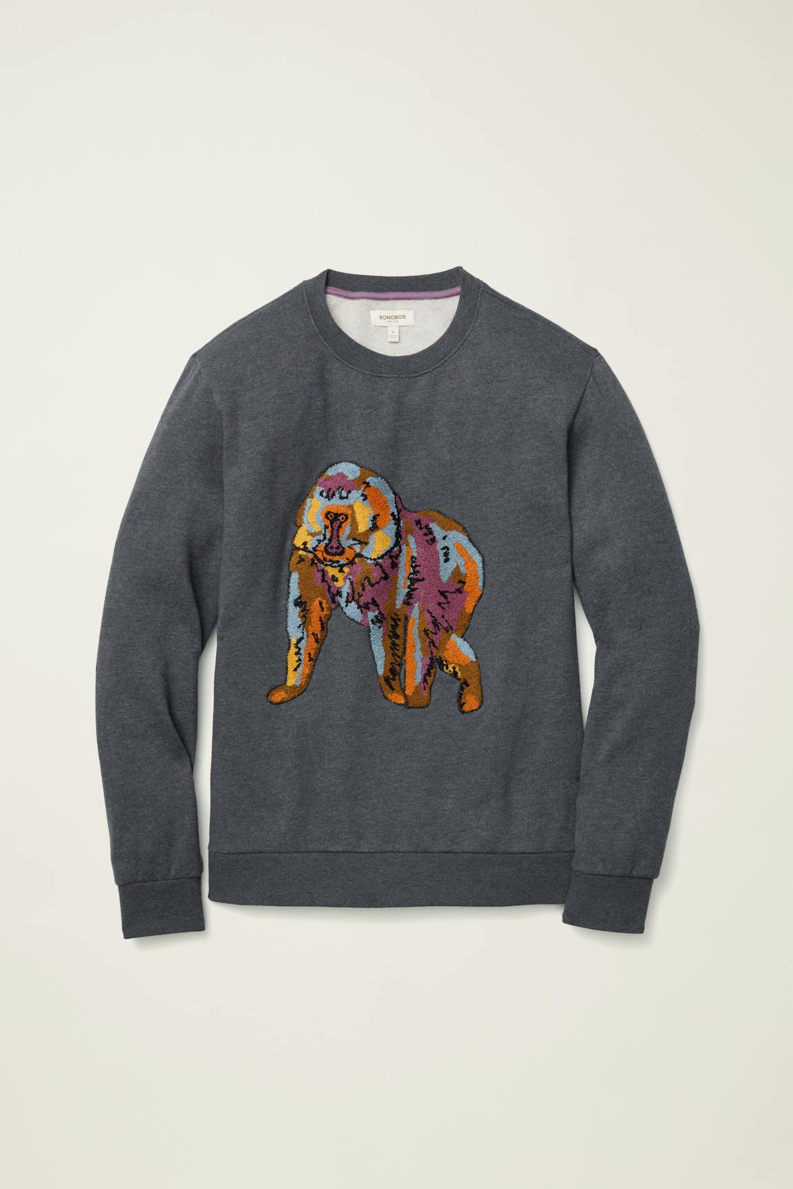 Critter Supersoft Fleece Crew Bonobos Popular