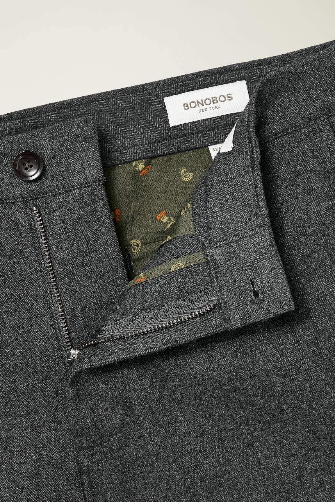 Brushed Herringbone Chino Bonobos Premium