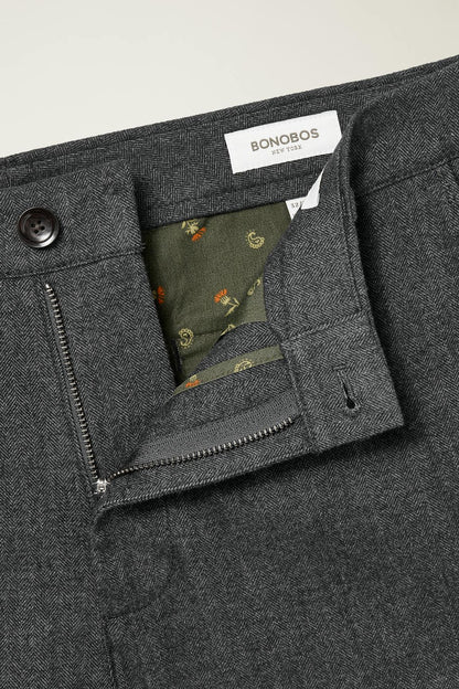 Brushed Herringbone Chino Bonobos Premium