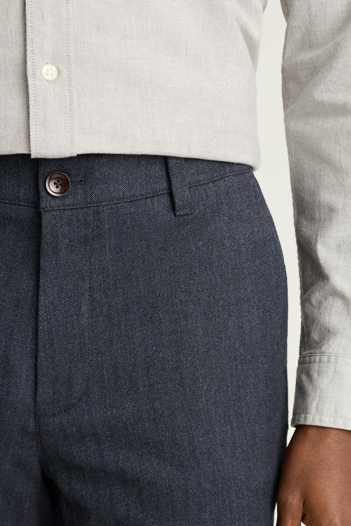 Brushed Herringbone Chino Bonobos Top Pick