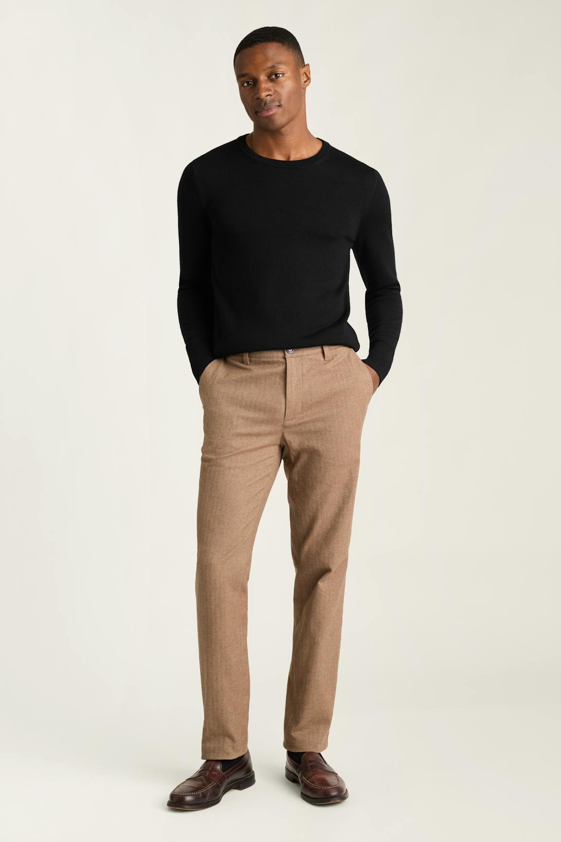 Brushed Herringbone Chino Bonobos Trending