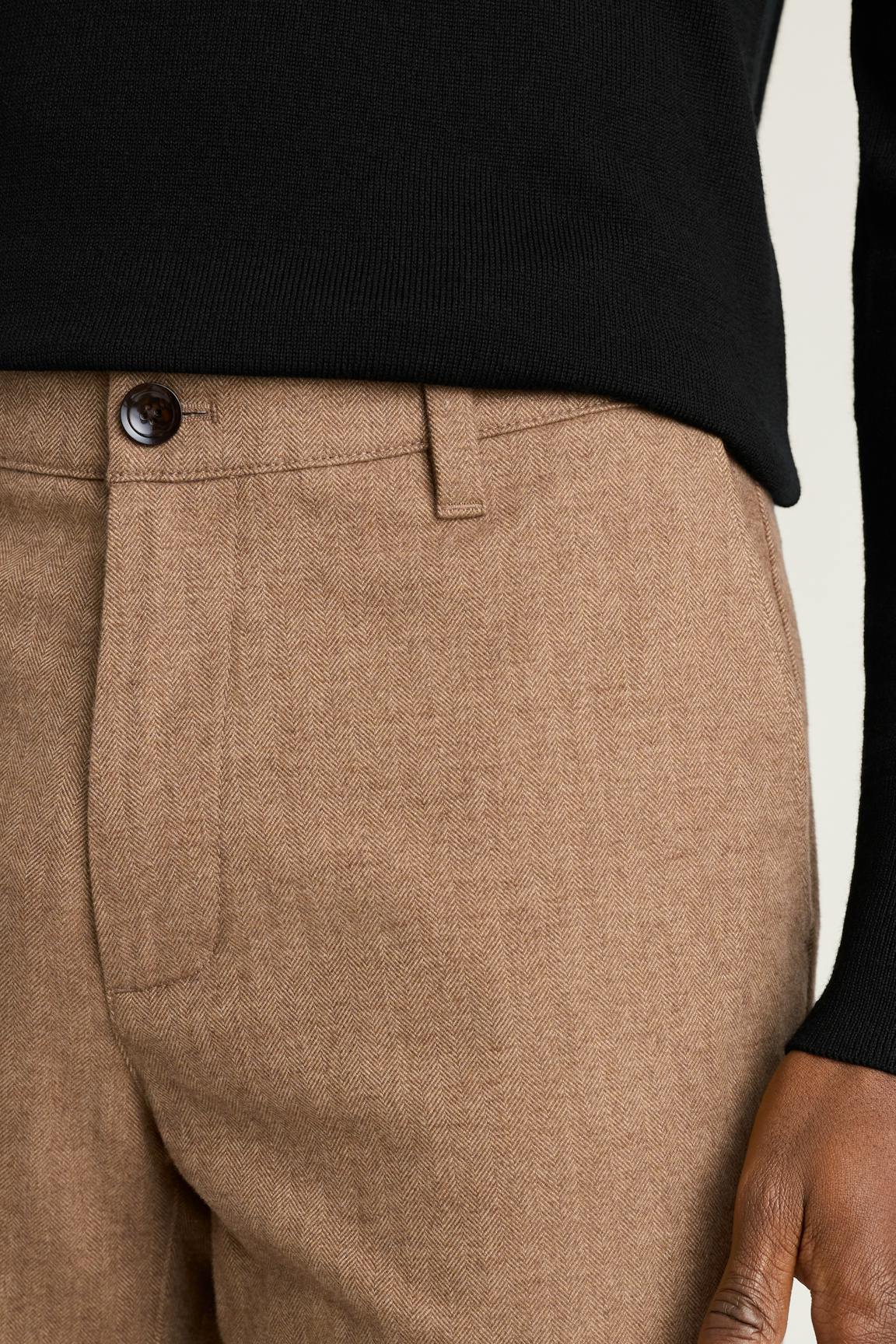 Brushed Herringbone Chino Bonobos Trending
