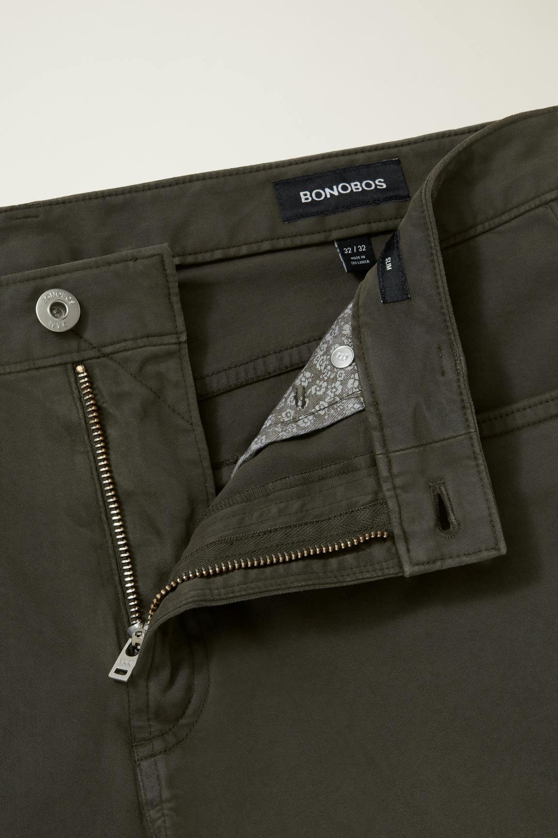 Italian Brushed 5-Pocket Pants Bonobos New
