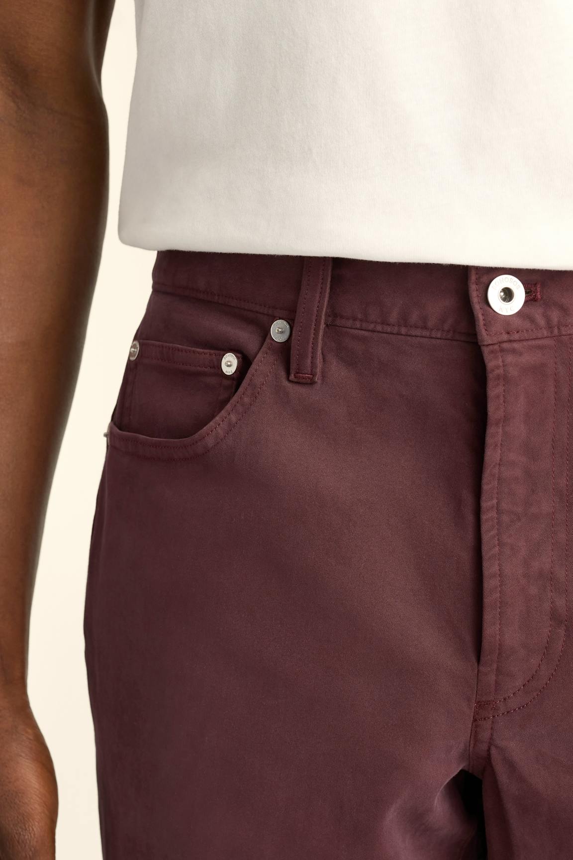 Italian Brushed 5-Pocket Pants Bonobos Premium