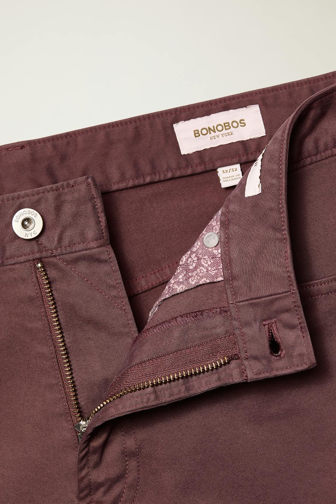 Italian Brushed 5-Pocket Pants Bonobos Premium