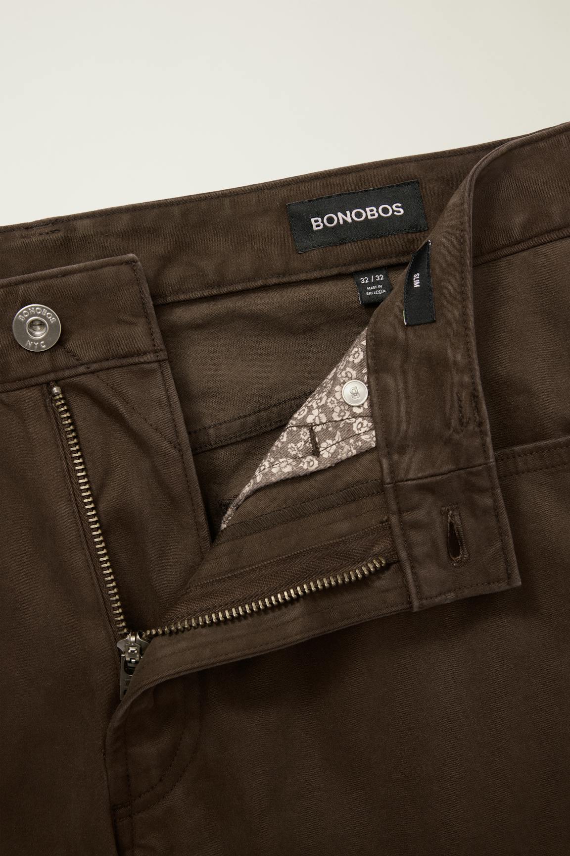 Italian Brushed 5-Pocket Pants Bonobos Featured