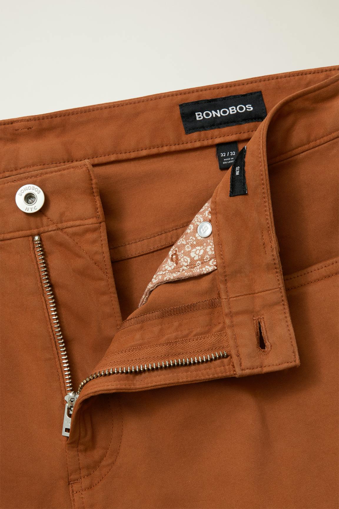 Italian Brushed 5-Pocket Pants Bonobos Best Seller