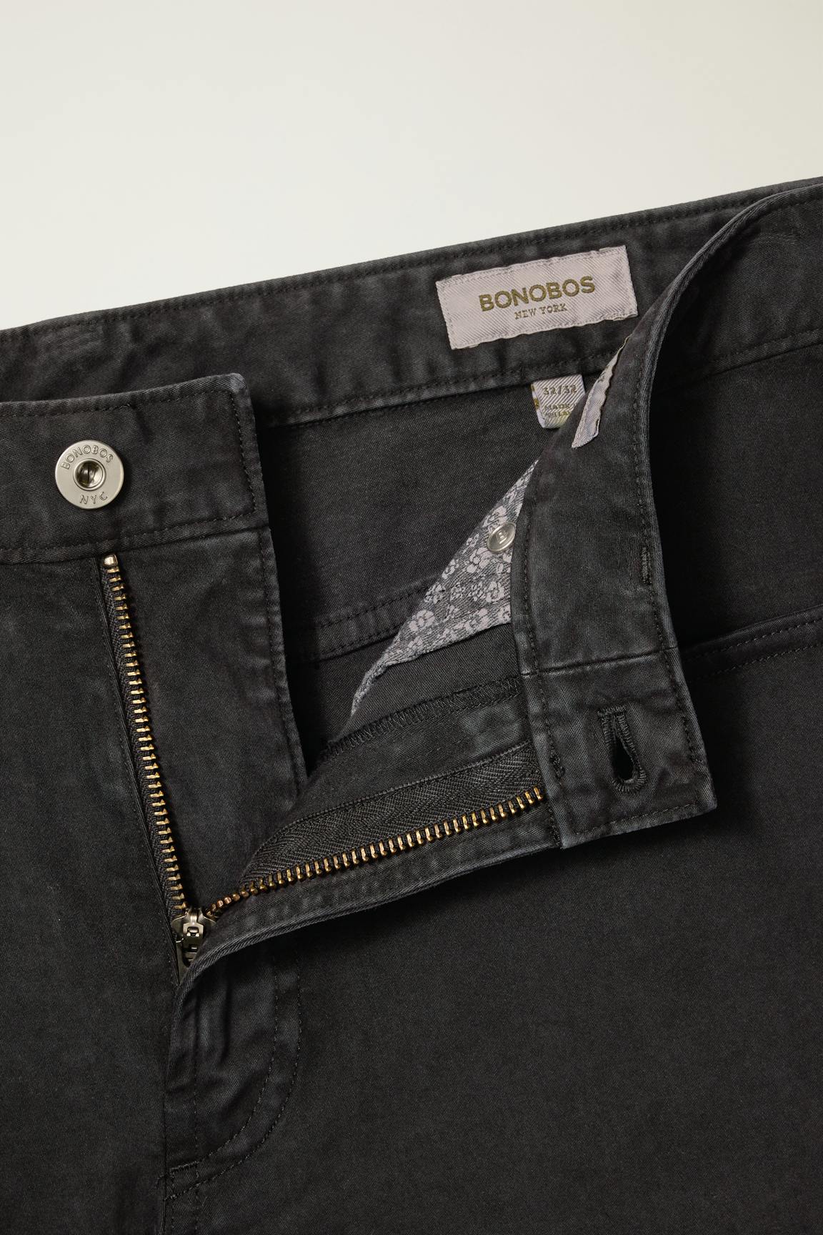 Italian Brushed 5-Pocket Pants - Straight Fit Bonobos Best Seller