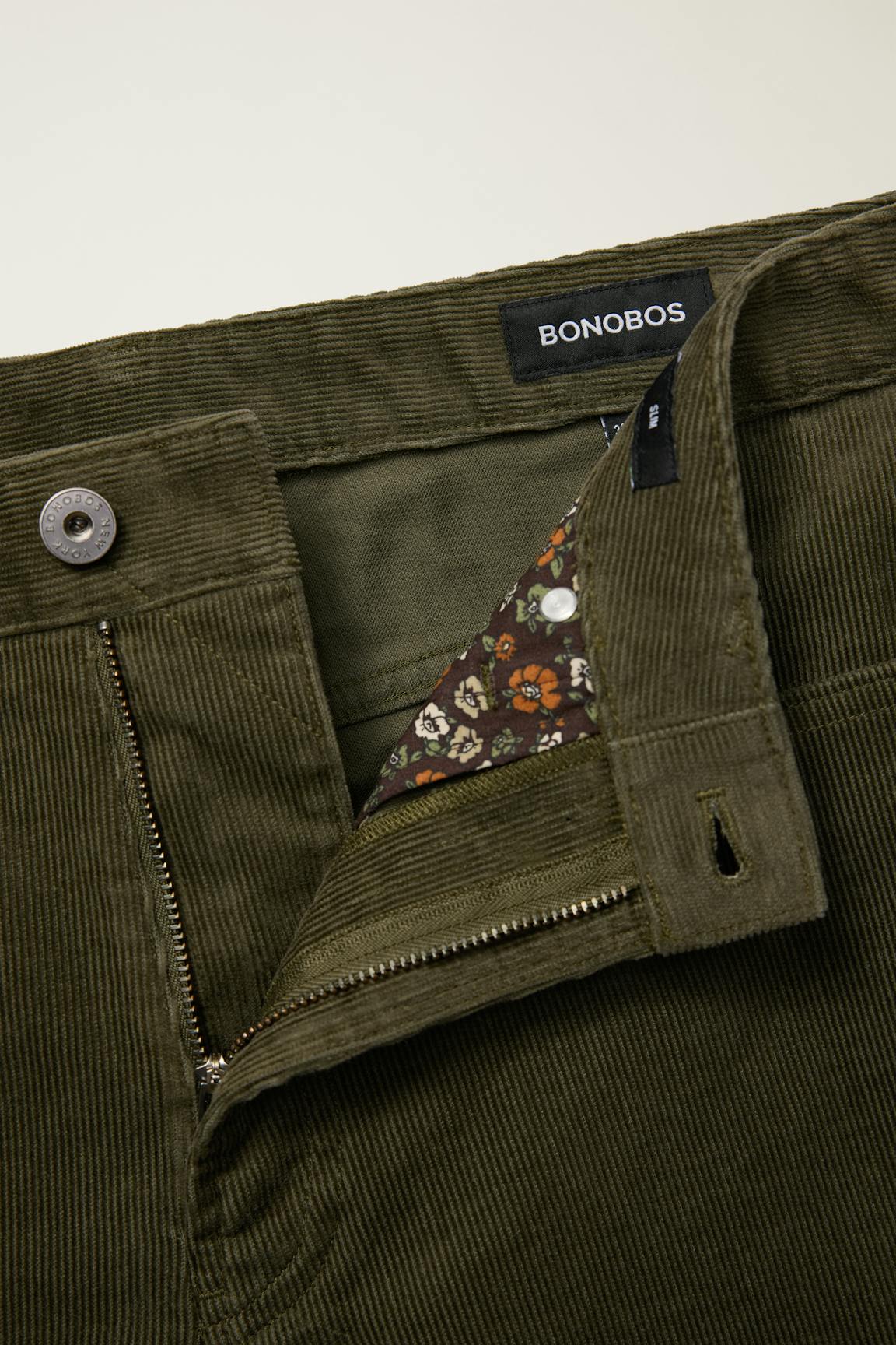 Corduroy 5-Pocket Pants Bonobos Premium