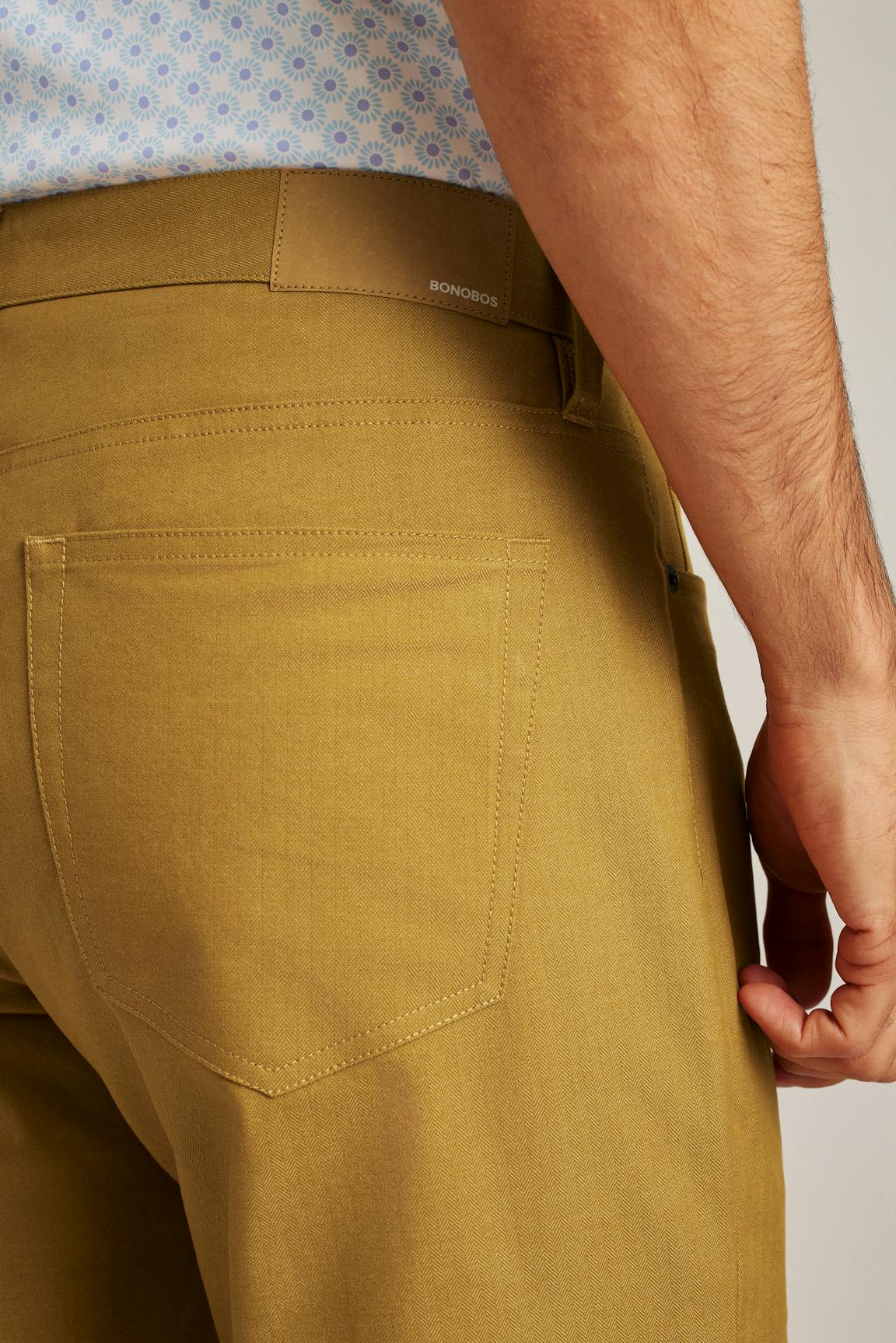 Herringbone 5-Pocket Pants Bonobos Top Pick