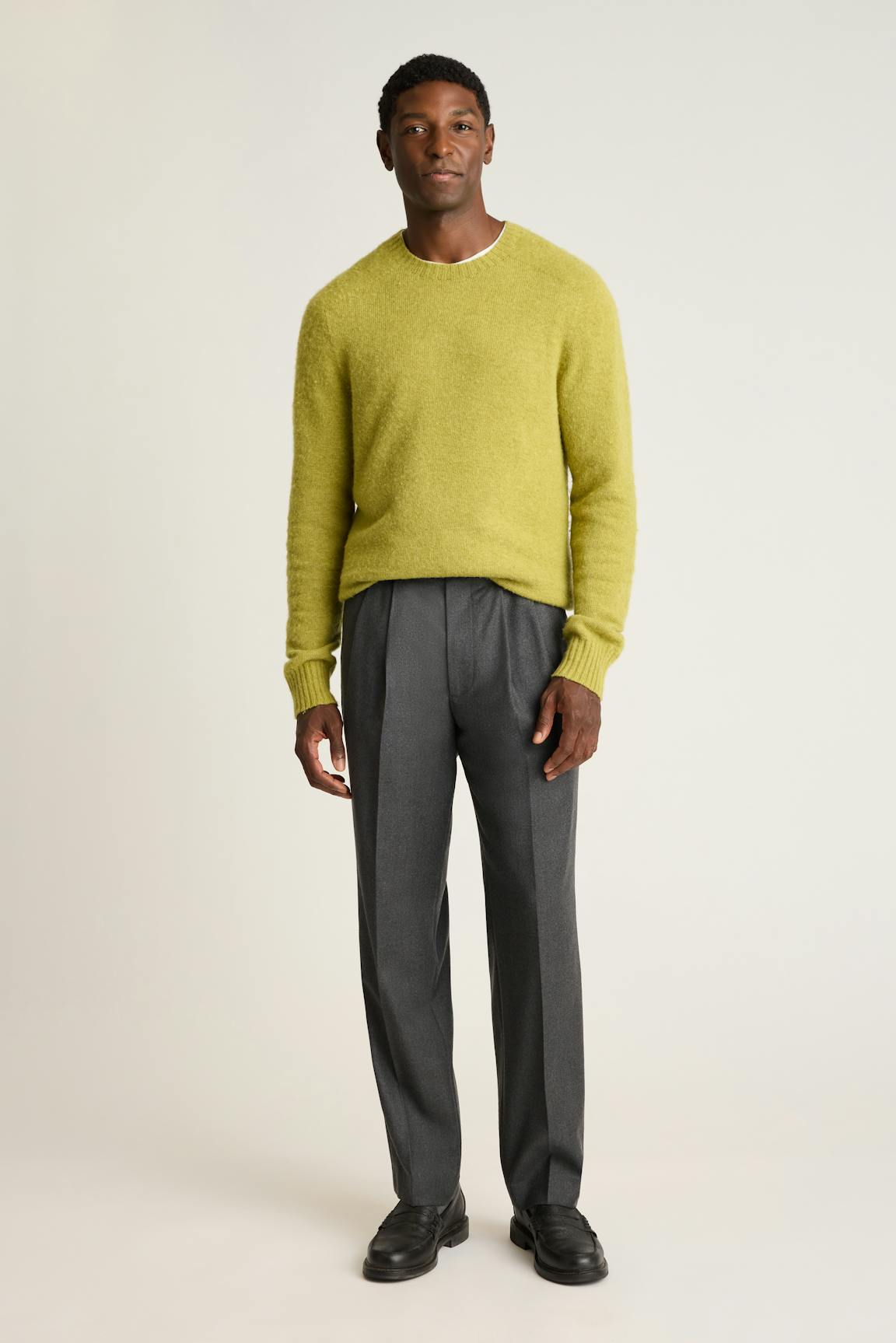 Italian Pleated Wool Trouser Bonobos Featured