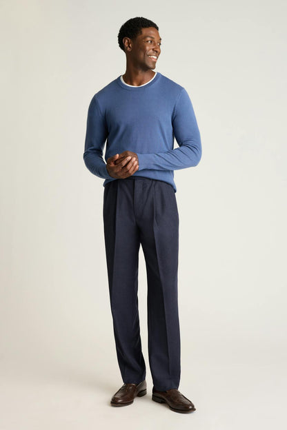 Italian Pleated Wool Trouser Bonobos New