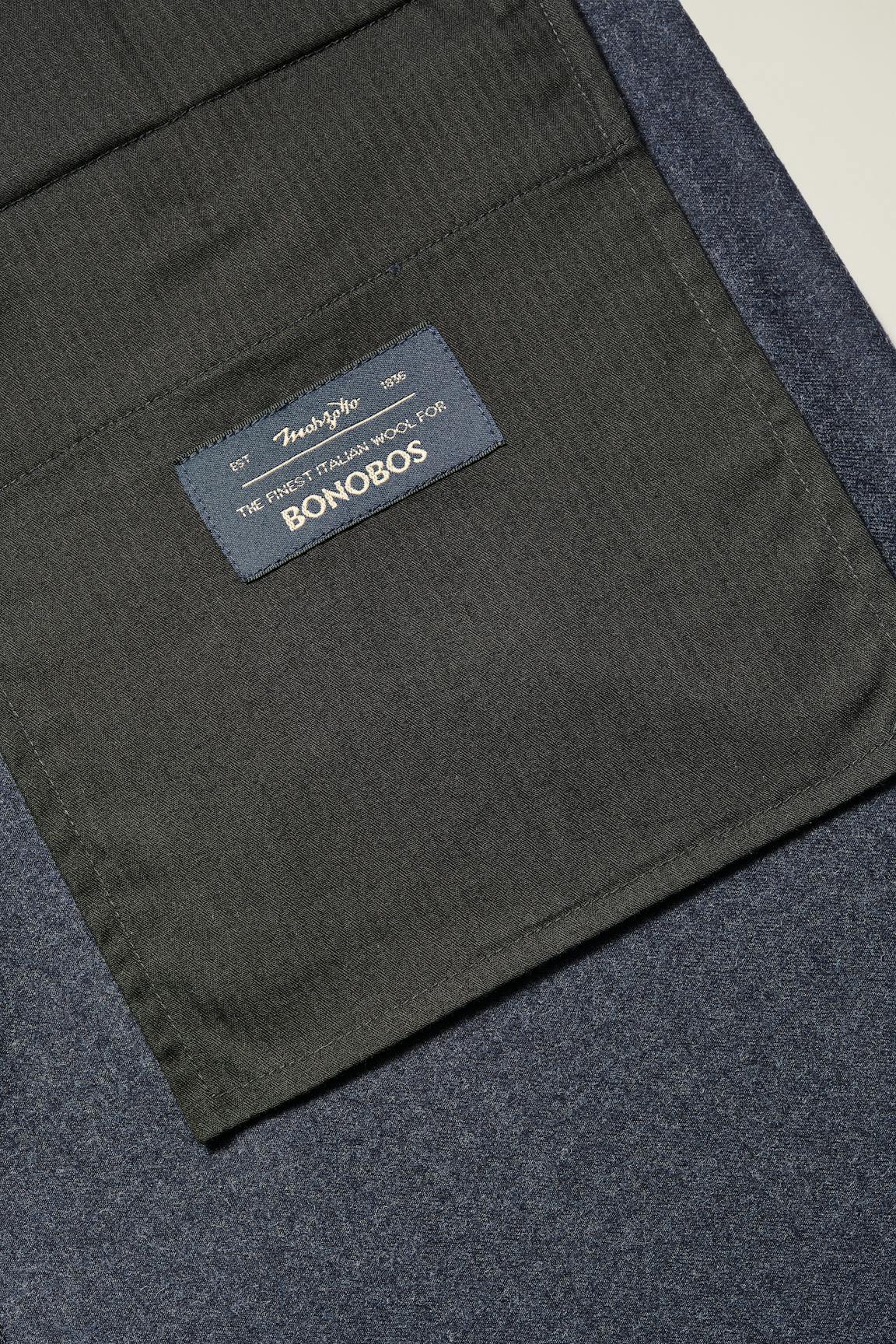 Italian Pleated Wool Trouser Bonobos New