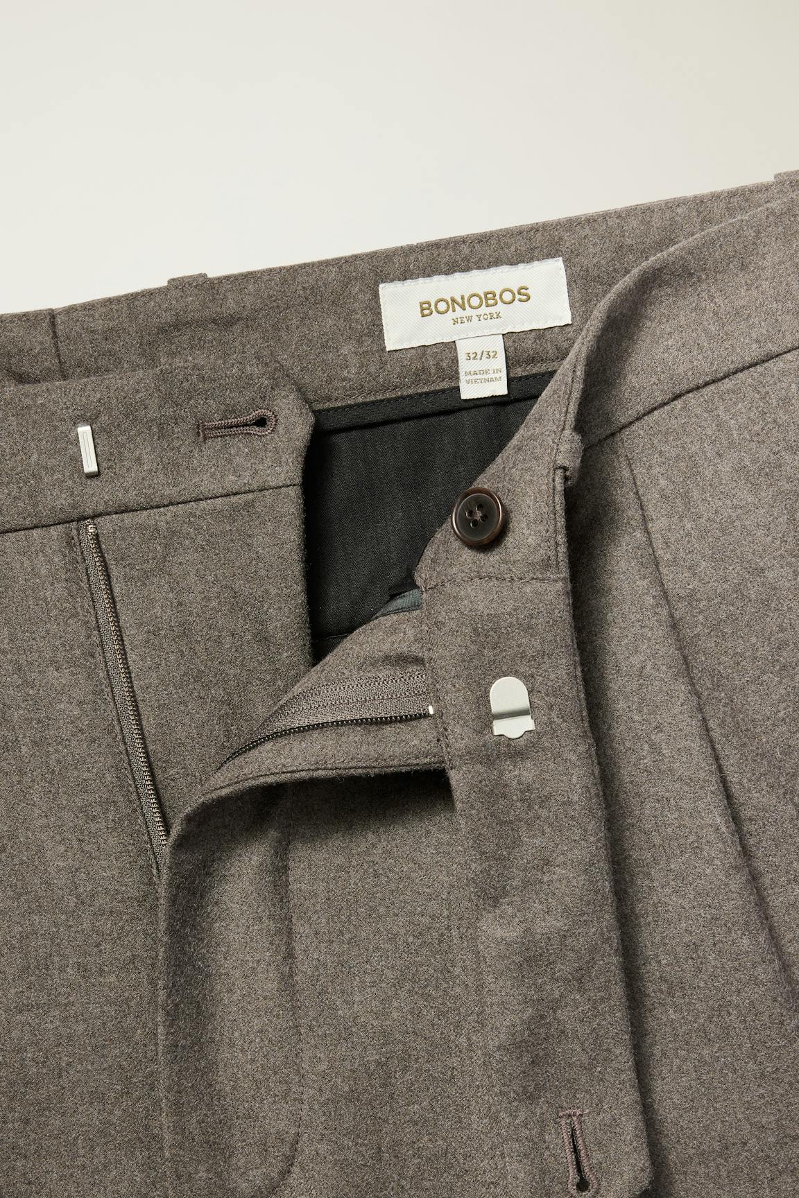 Italian Pleated Wool Trouser Bonobos Top Pick