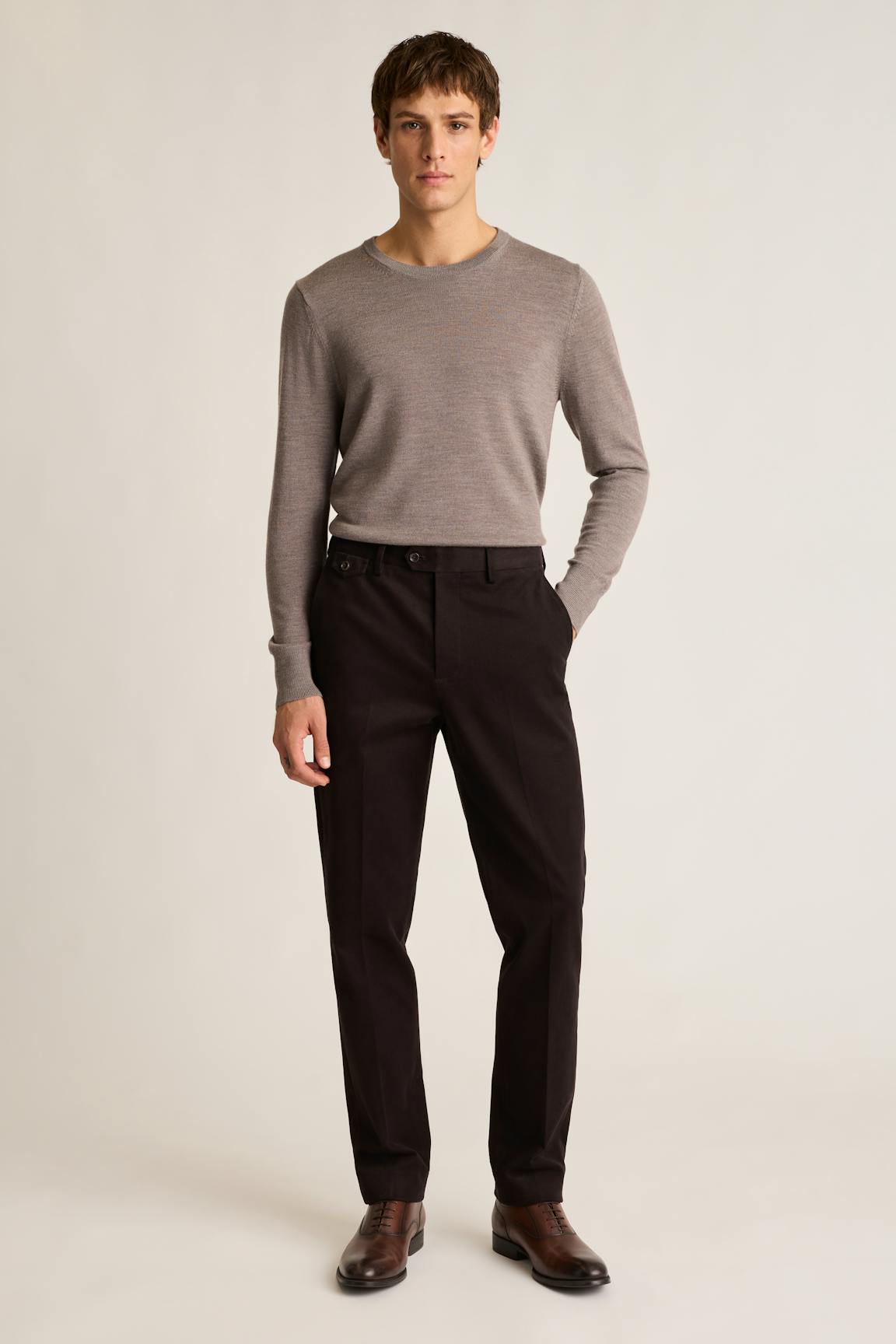 Jetsetter Italian Brushed Cotton Dress Pant Bonobos Smart Buy