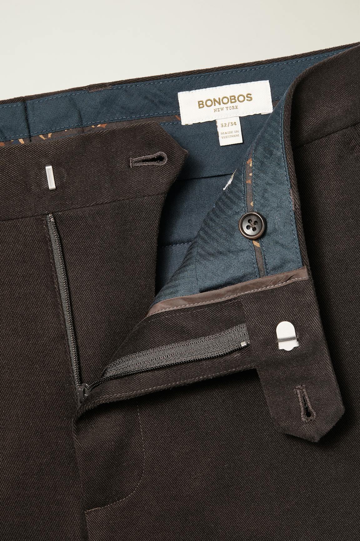 Jetsetter Italian Brushed Cotton Dress Pant Bonobos Smart Buy
