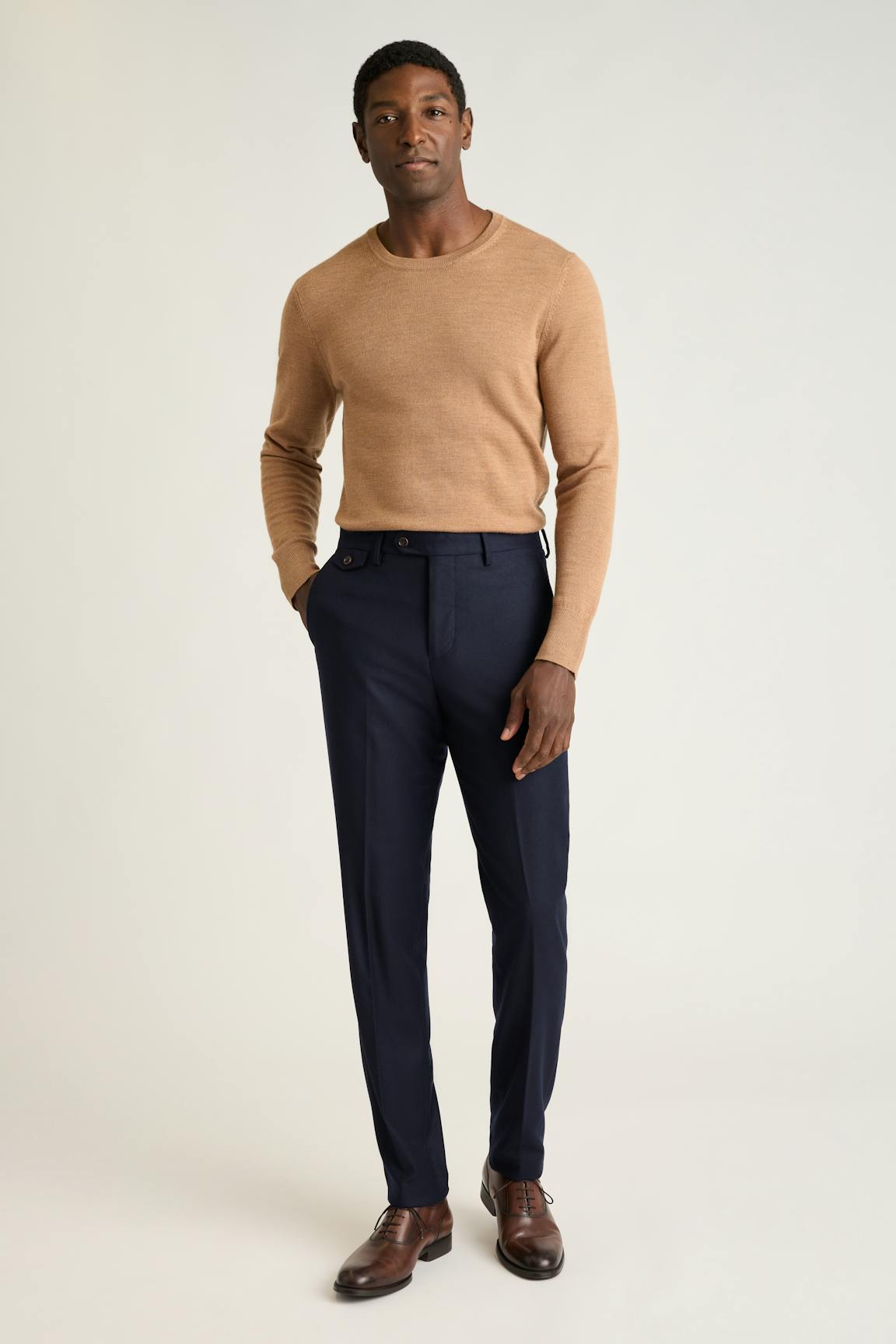 Jetsetter Italian Brushed Wool Dress Pant Bonobos Featured