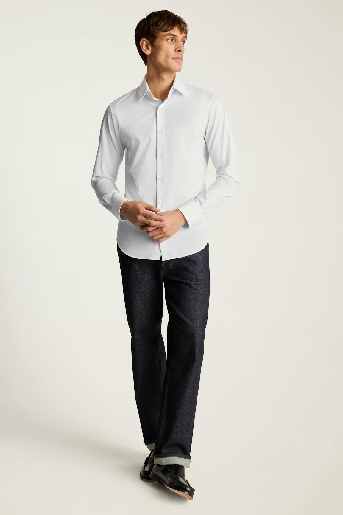 Tech Pique Button Down Shirt Bonobos Featured