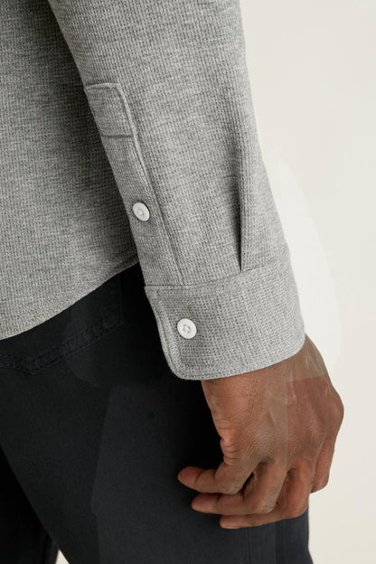 Waffle Button Down Shirt Bonobos Top Pick