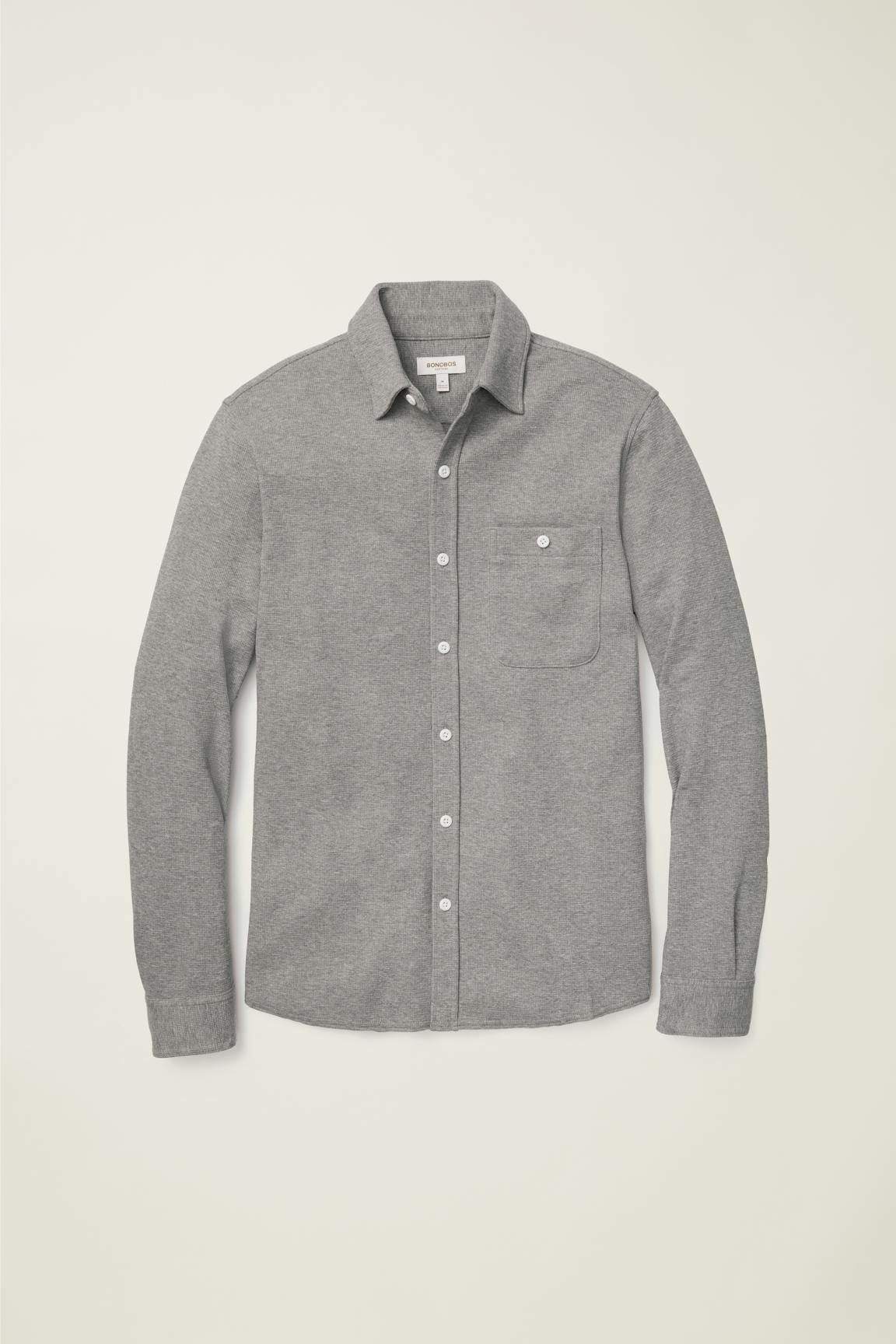 Waffle Button Down Shirt Bonobos Top Pick