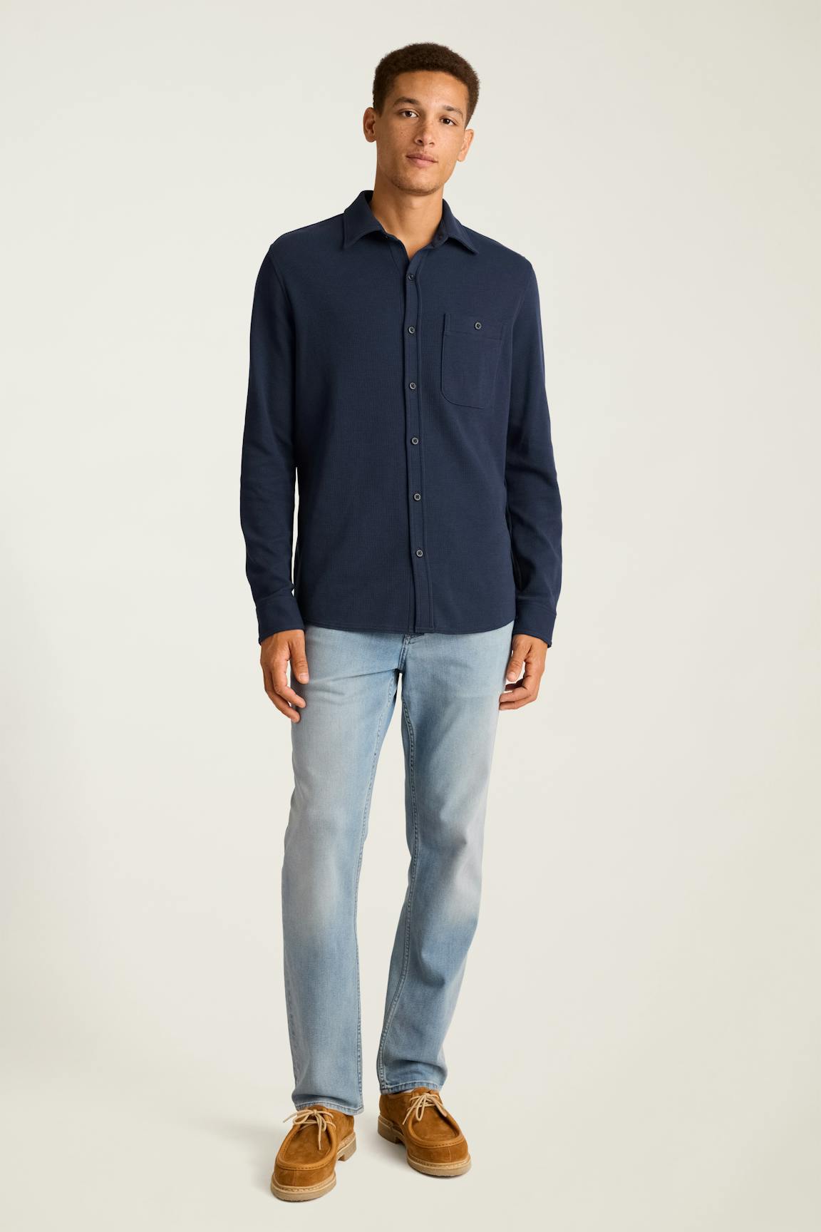 Waffle Button Down Shirt Bonobos Trending