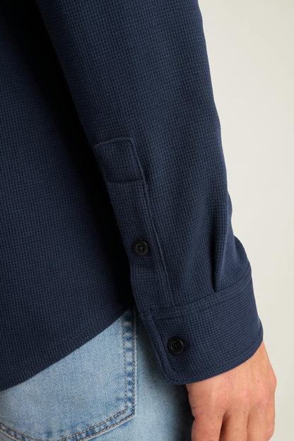Waffle Button Down Shirt Bonobos Trending