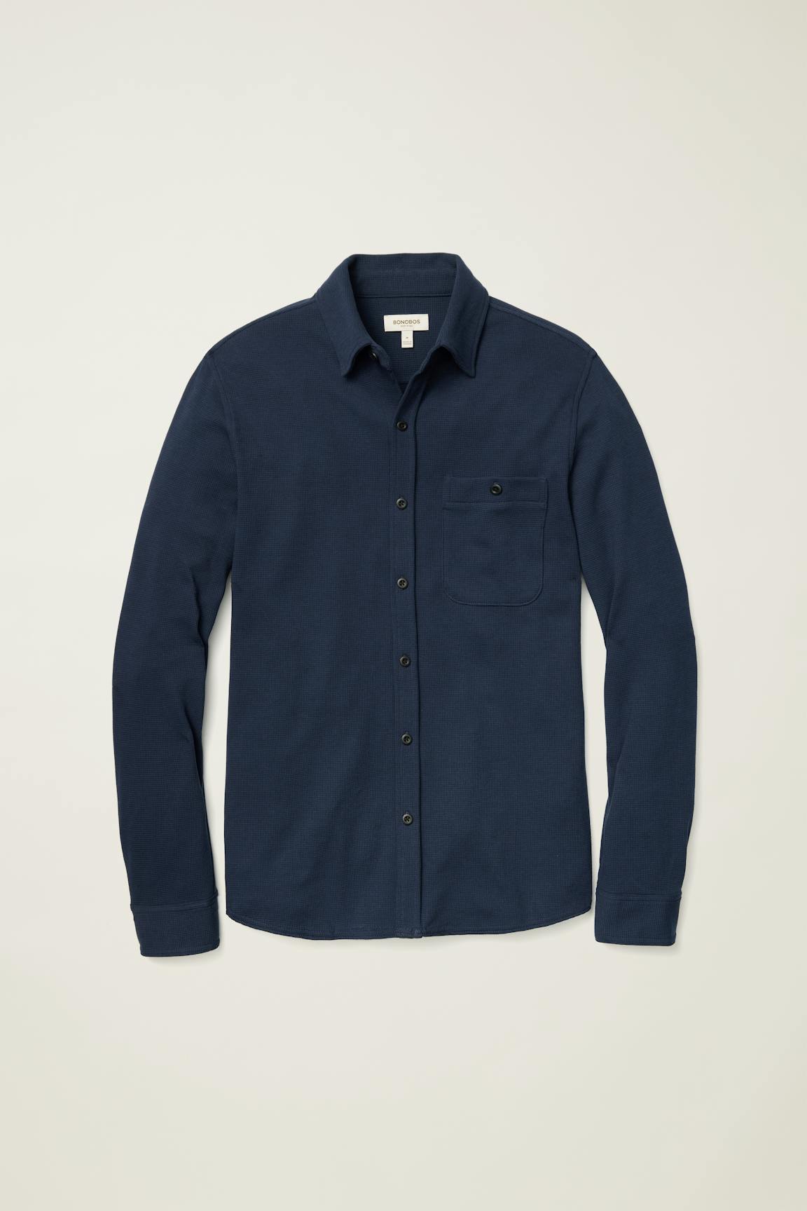 Waffle Button Down Shirt Bonobos Trending