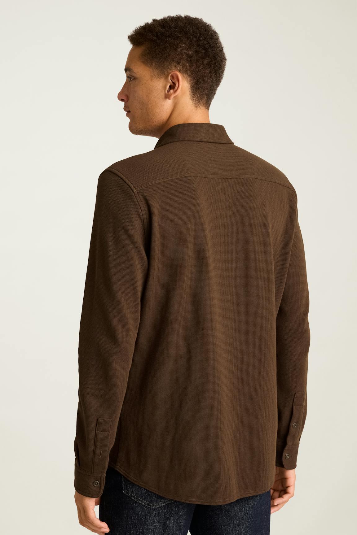 Waffle Button Down Shirt Bonobos Featured