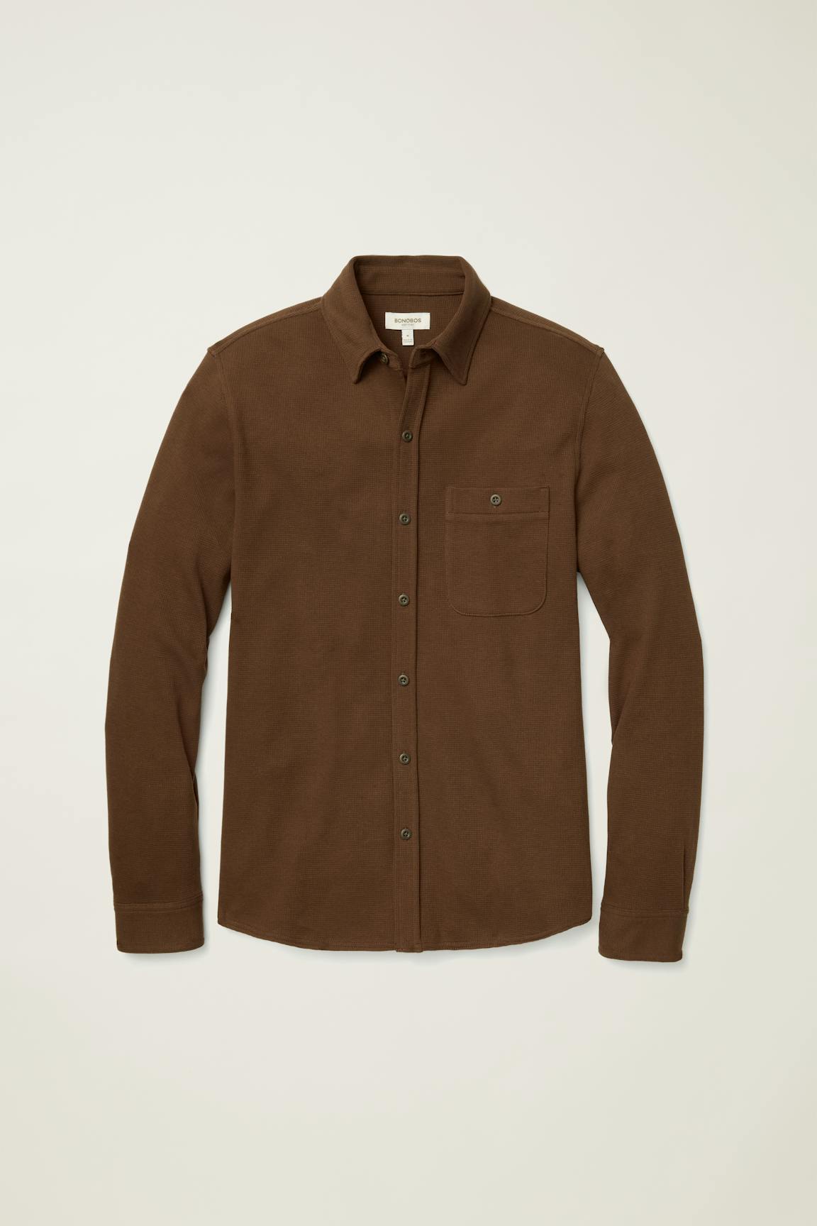 Waffle Button Down Shirt Bonobos Featured