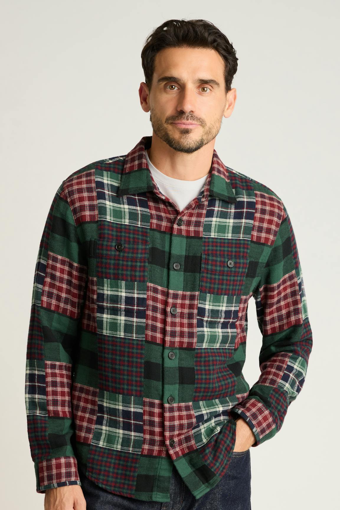 Reveler Patchwork Shirt Bonobos Top Pick