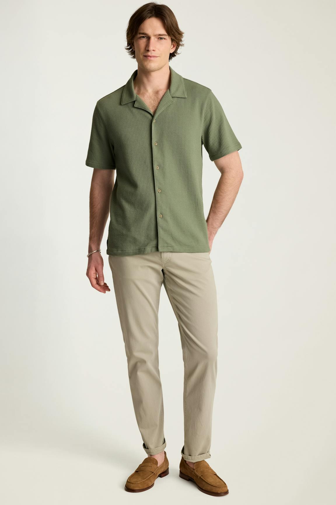 Waffle Cabana Shirt Bonobos Featured