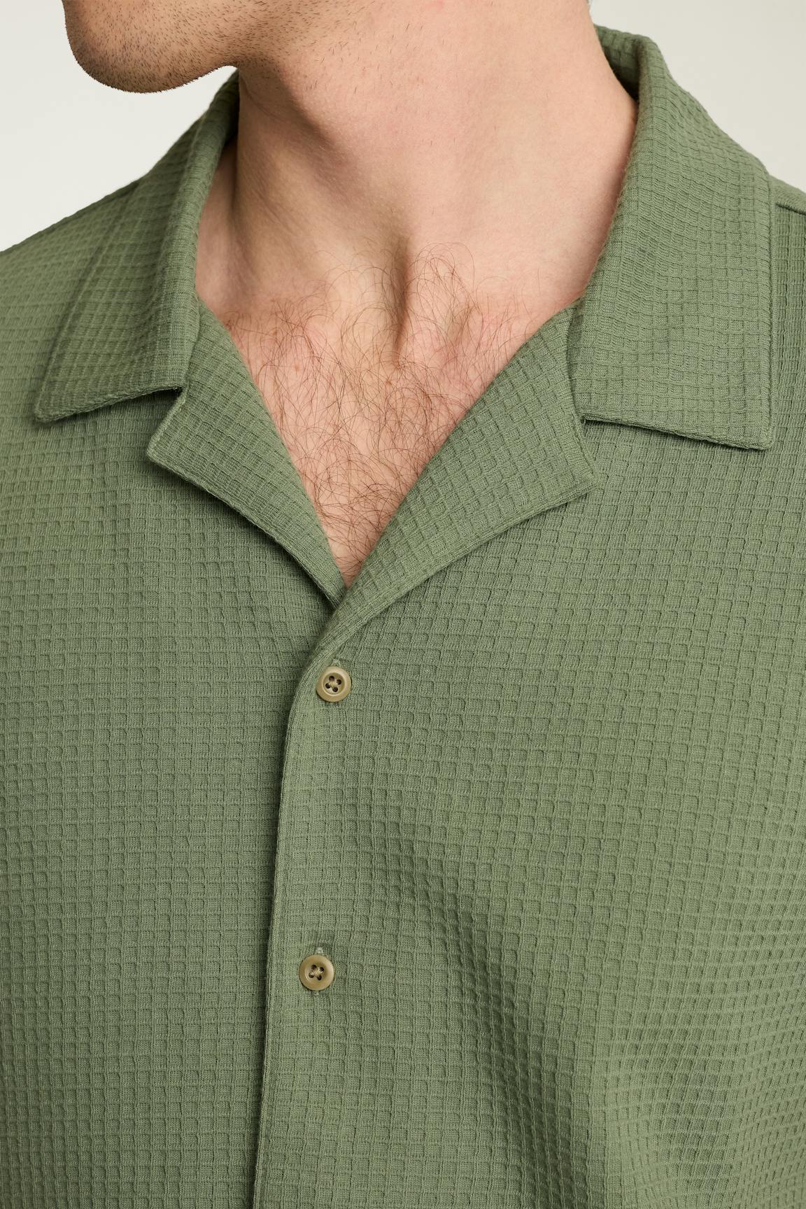 Waffle Cabana Shirt Bonobos Featured