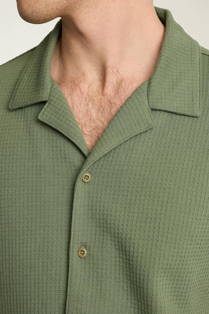 Waffle Cabana Shirt Bonobos Featured