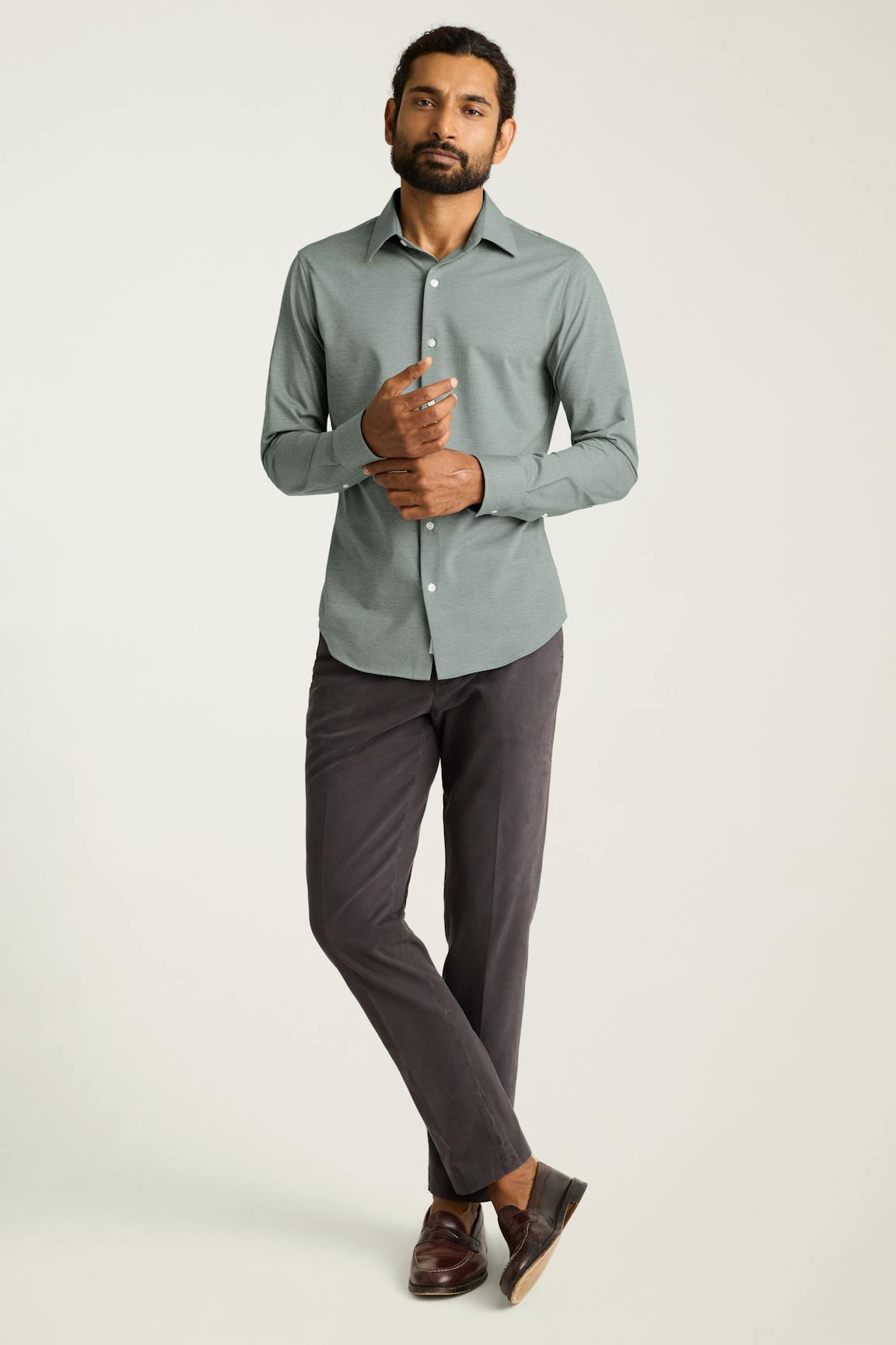 Tech Pique Button Down Shirt Bonobos Trending