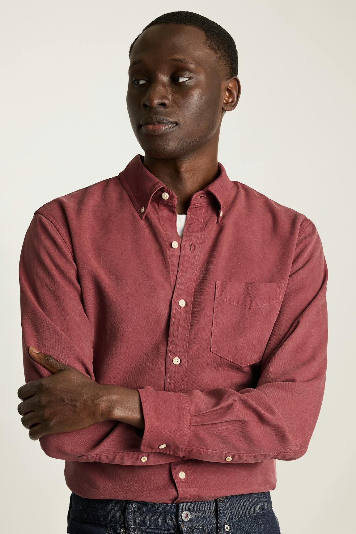 Garment Dyed Tencel Shirt Bonobos Top Pick