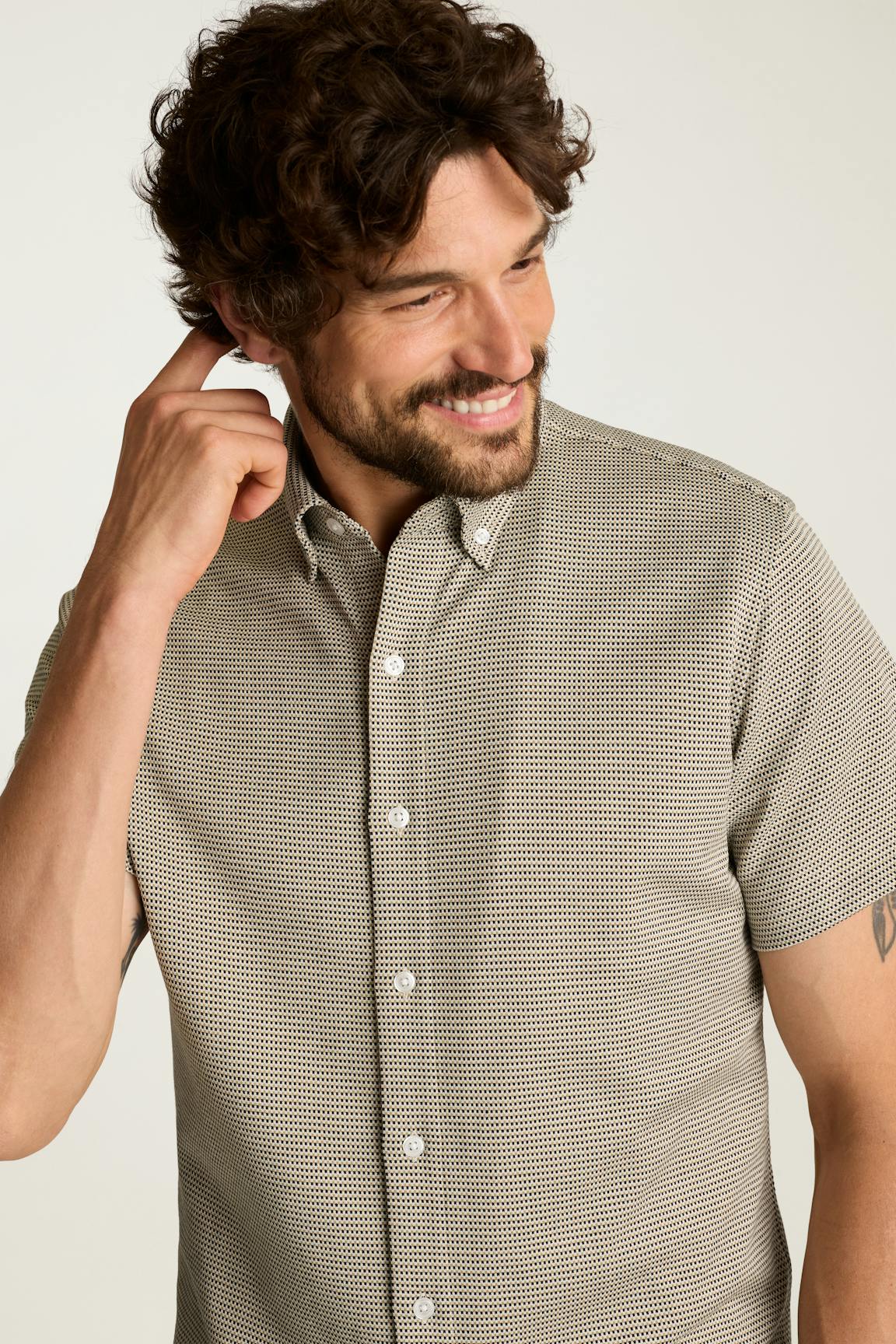 Stretch Pique Shirt Bonobos Trending
