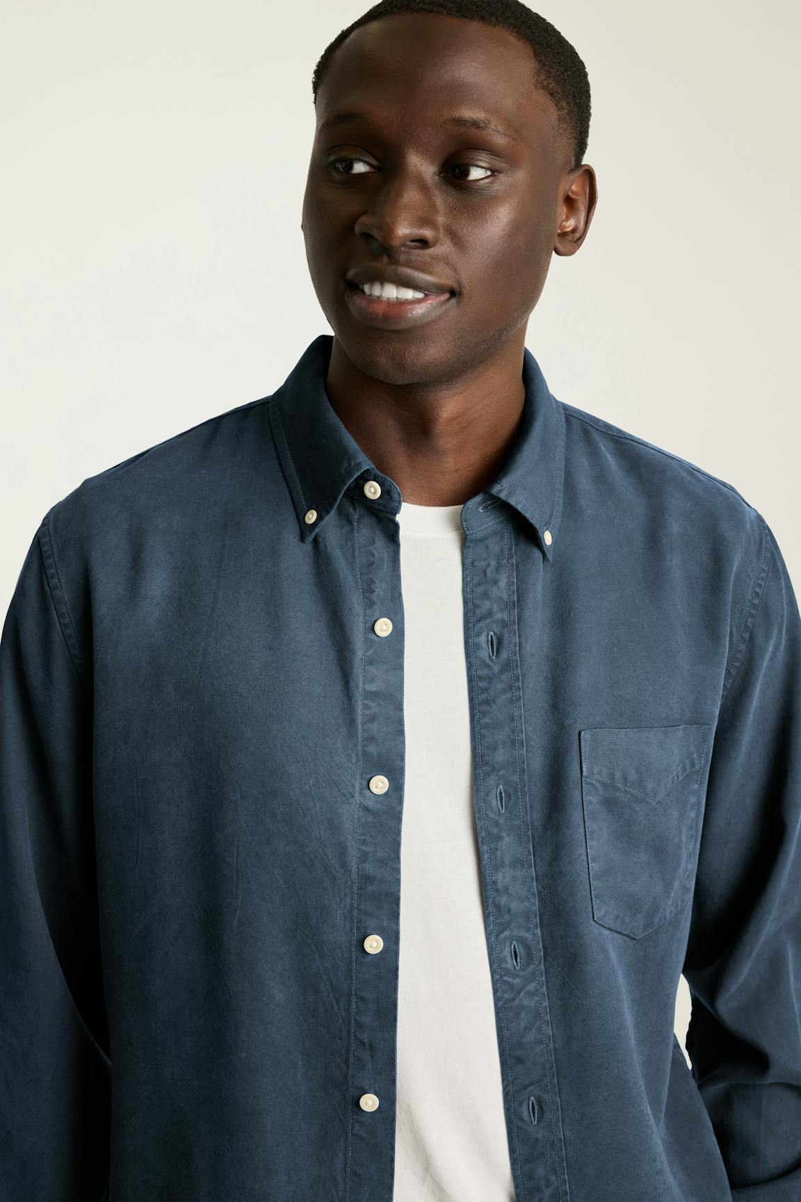 Garment Dyed Tencel Shirt Bonobos Top Pick