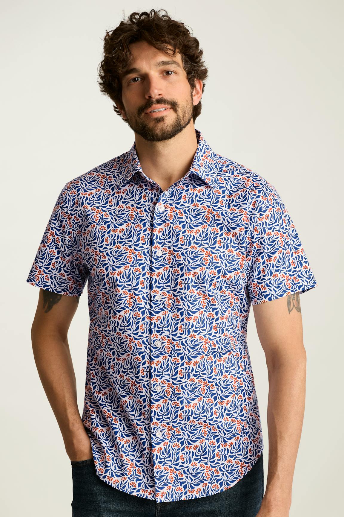Riviera Short Sleeve Shirt Bonobos Popular