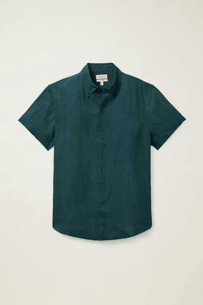 Riviera Linen Short Sleeve Shirt Bonobos Popular