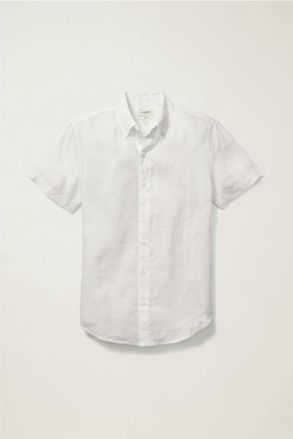 Riviera Linen Short Sleeve Shirt Bonobos Top Pick