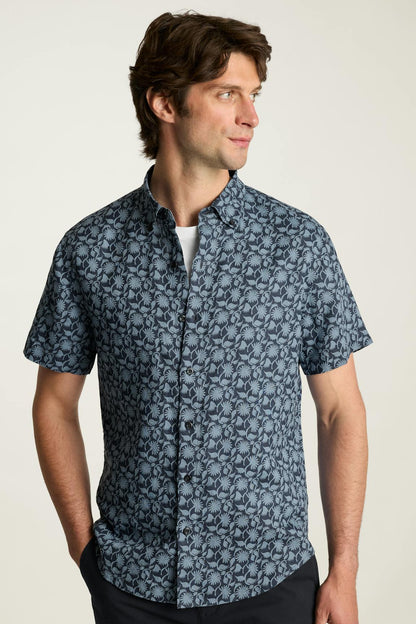 Riviera Linen Short Sleeve Shirt Bonobos Featured
